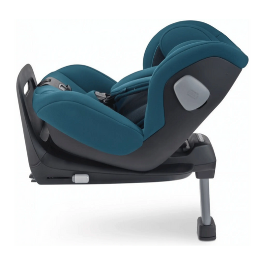 LuxiSafe Convertible Child Car Seat - Deep Teal with Reclining Base