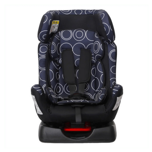 OrbitFlex Convertible Car Seat - Navy Circle Pattern